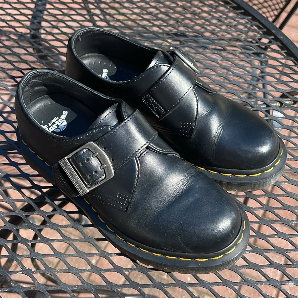 Dr. Martens 1461 BUCKLE PULL UP LEATHER OXFORD SHOES Size 6 - Picture 17 of 17